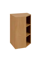 CV 3 - 7 skříň rohová, pravá, 1100x700x700, buk royal